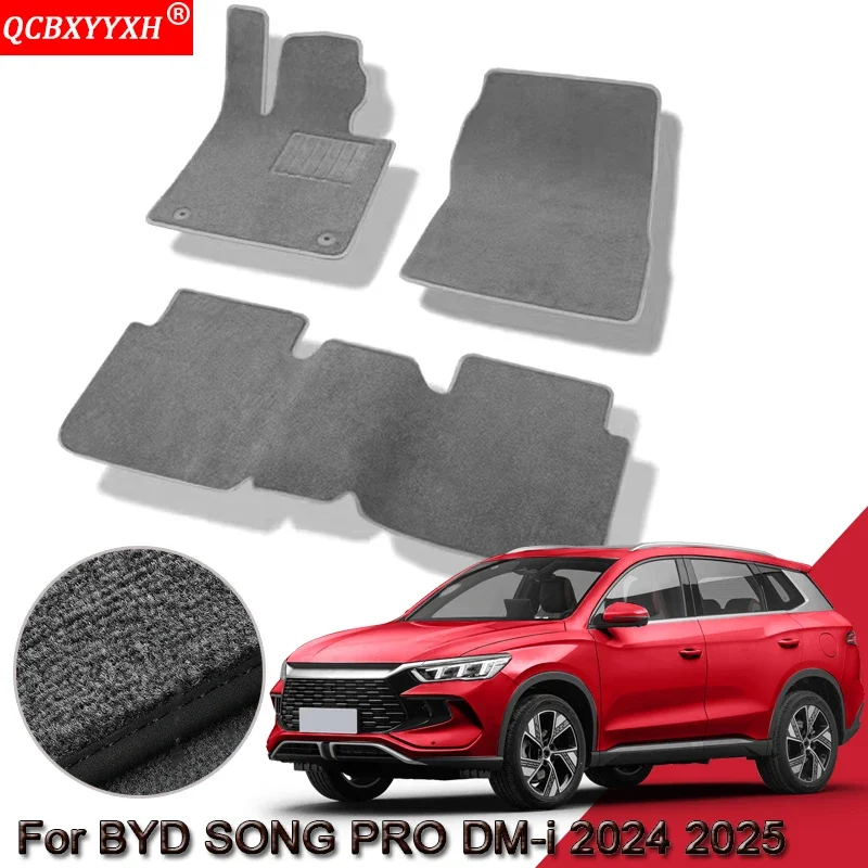 

Custom Car Floor Mat For BYD SONG PRO DM-i 2024 2025 Waterproof Non-Slip Floor Mats Internal Protection Carpets Rugs Accessory