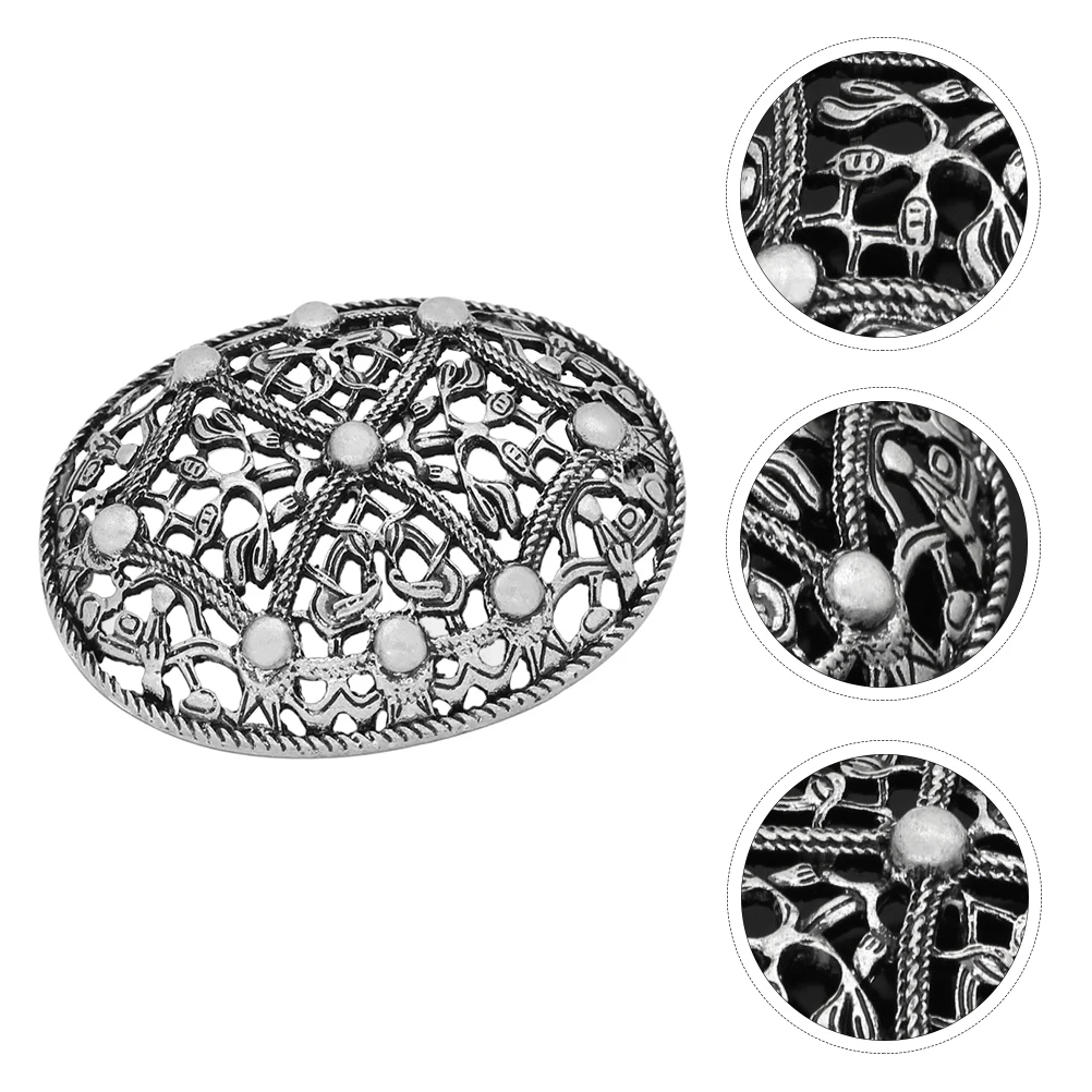 

Retro Brooches Decorative Cloth Accessories Vintage Girl Alloy Collar Pins Stylish Breastpin For Coat Dress Hat Shoe Sash