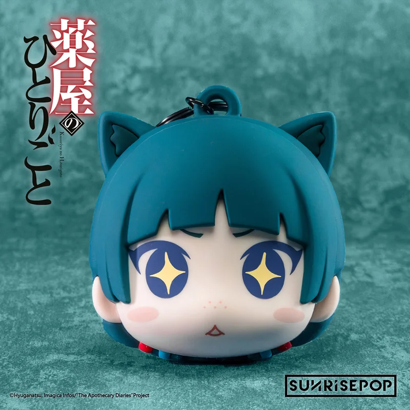 

The Apothecary Diaries Peripheral Bag Cat Head Image Q Version Zero Wallet Soft Cute Pendant Anime Peripheral Bag