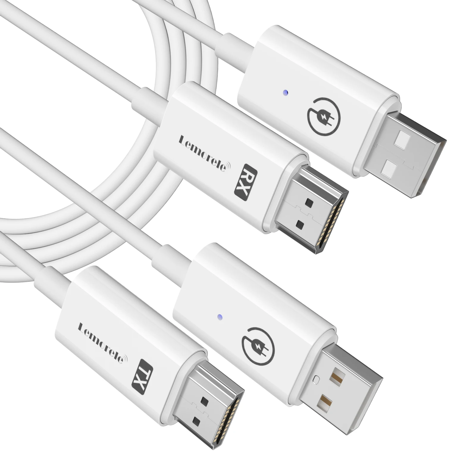 Lemorele HDMI ワイヤレス送受信機エクステンダーキット 164FT/30M 
