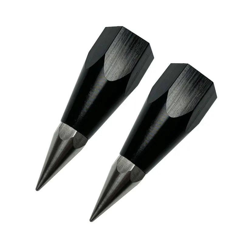 1PC/2PCS Prism Pole Point Sharp Point with Tip 5/8 Internal Thread Surveying Rod Prism
