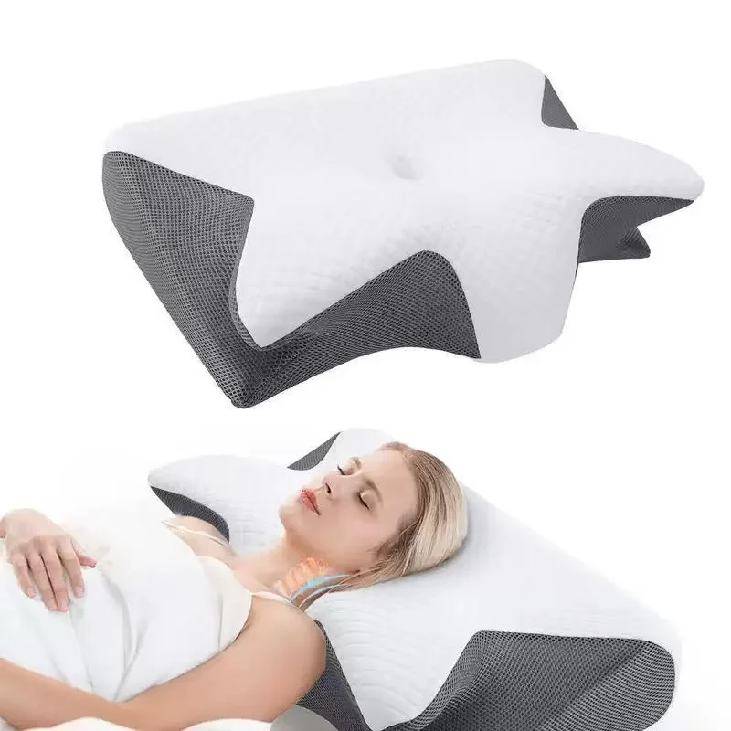 

Butterfly Sleep Memory Neck Pillow Slow Rebound Comfortable Memory Foam Sleep Pillow Cervical Orthopedic Neck Massage Bed Pillow