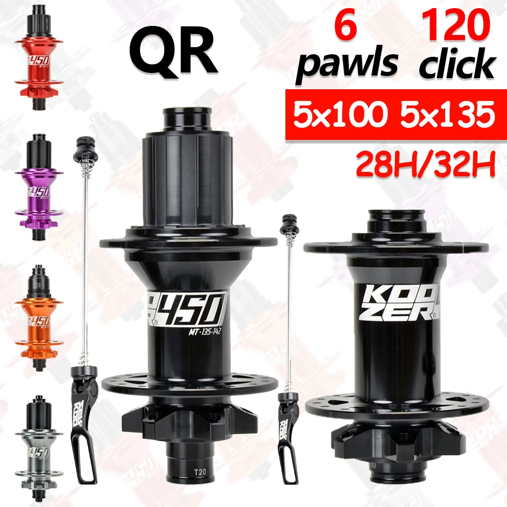 

Koozer 450 Cube 28 32 Holes Novatec Hub MTB 5x100 5x135 QR 12 V Micro Spline Cube 12 V Micro Spline Cubes MTB Bicycle Hubs Parts