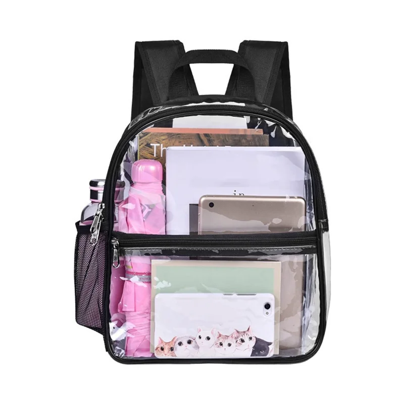 ABRT-Clear Backpack Stadium Approved Backpack Transparent Backpack For Concert, Beach, Work, Travel & Sporting