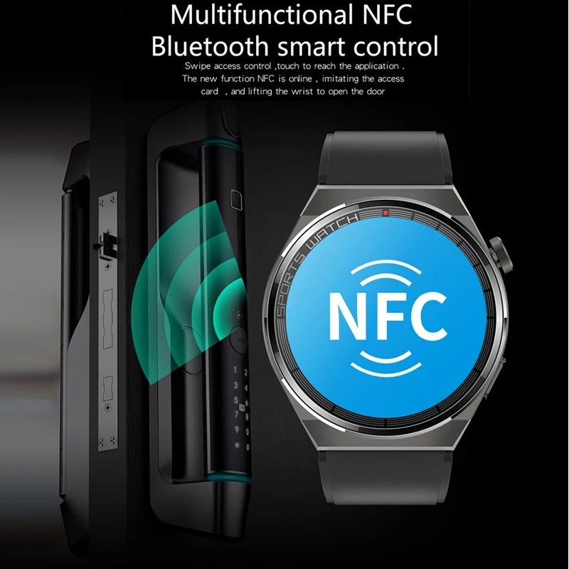 CanMixs smartwatch men NFC IP68 waterproof Bluetooth Call smart watch for women Heart Rate Blood Oxygen Fitness Tracker Android