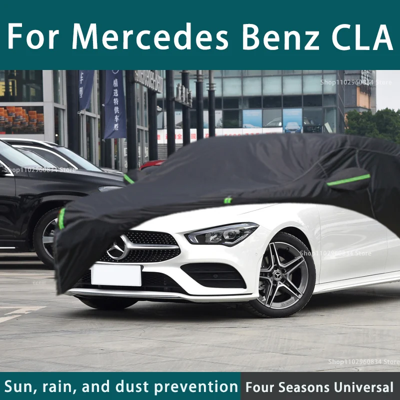 

Full car cover dust-proof outdoor indoor UV protection sun protection and scratch resistance For Mercedes Benz CLA Car umbrella