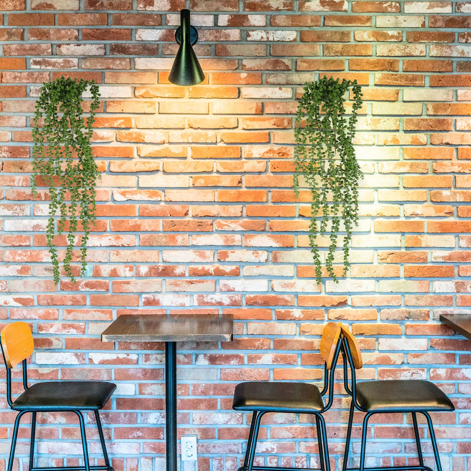 

3pcs Artificial Fake String Of Pearls Lifelike Succulent Wall Decor Hanging Faux Plants Indoor Outdoor Greenery Decor Fake