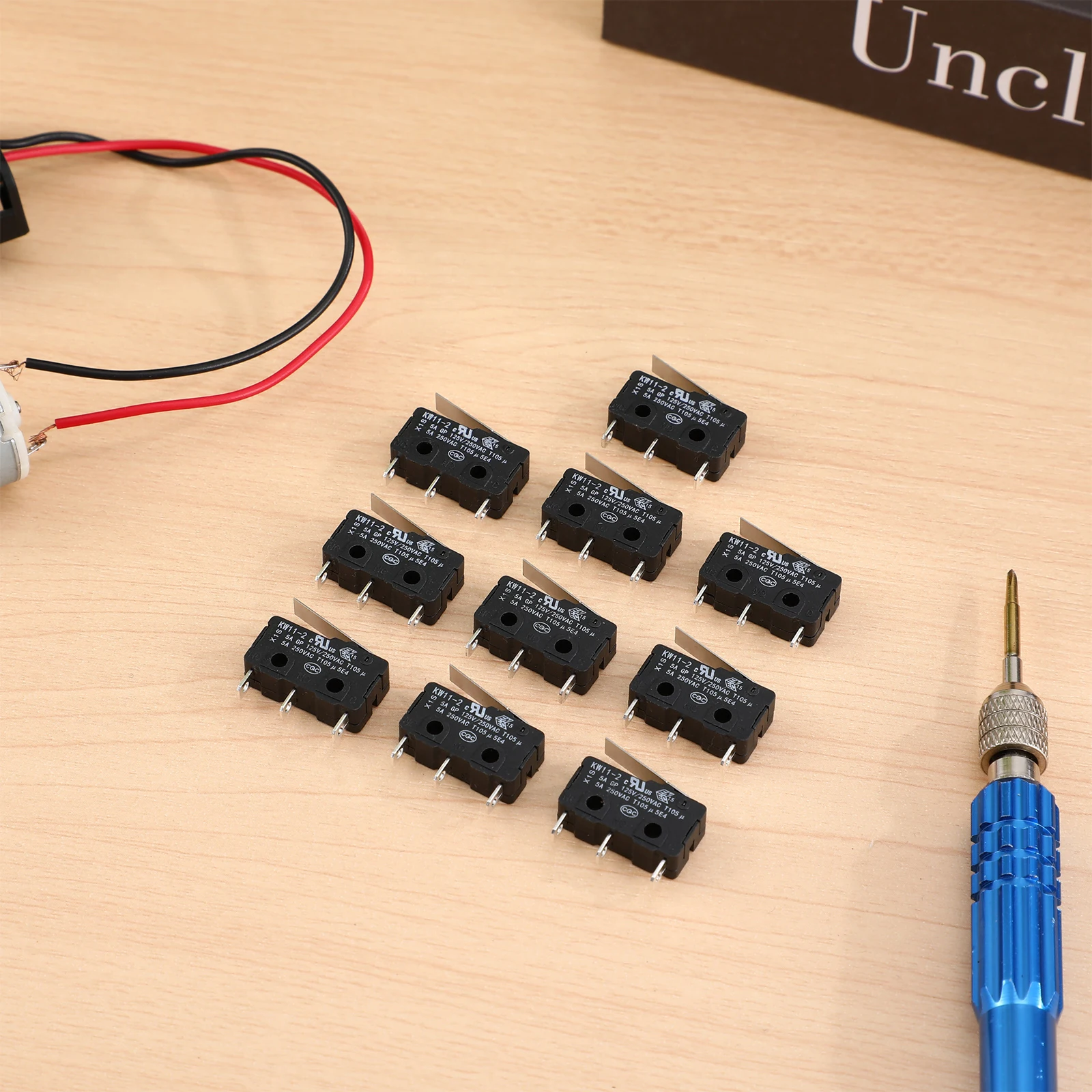 

10 pcs Micro Switch 5A Plastic Material for Home Appliance Electronic Equipment Automatic Machine High Performance Long Service