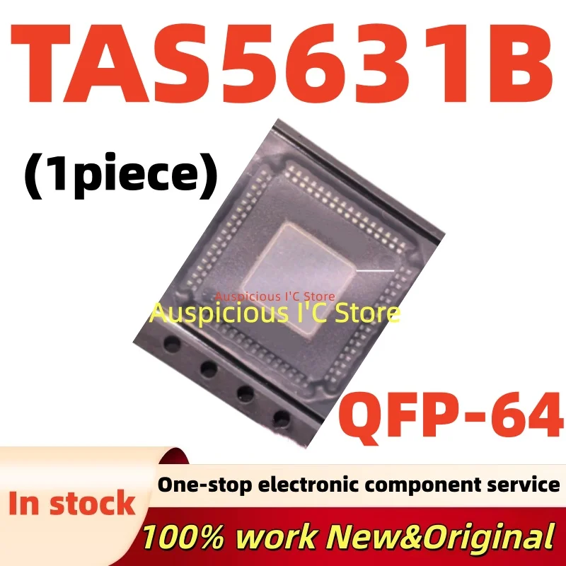 (1pcs)100%new TAS5631BPHDR TAS5631B QFP-64