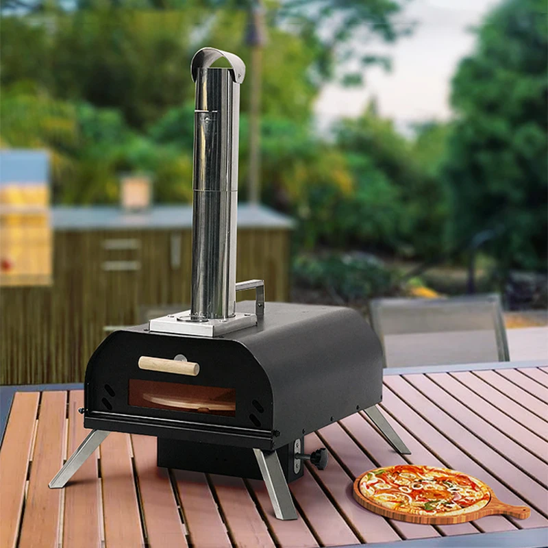 11/12/13inch Outdoor Oven Charcoal Fired Maker Portable Outside Stainless Steel Grill&Pizza Waterproof for Backyard Camping - view 6