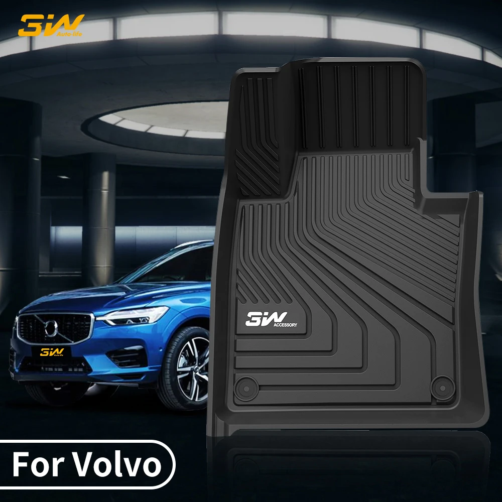 3W Full TPE Car Foot Mat for Volvo XC60 S90 Special car floor mats 3D scanning ,One-piece injection, car model Dedicated