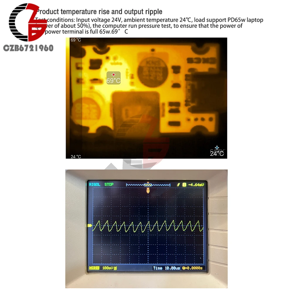 고속 충전 모듈 C타입 인터페이스, 아두이노 DC 8-30V 고속 충전 모듈, PD3.1 QC3.0 SCP PPS 지원, PD 65W