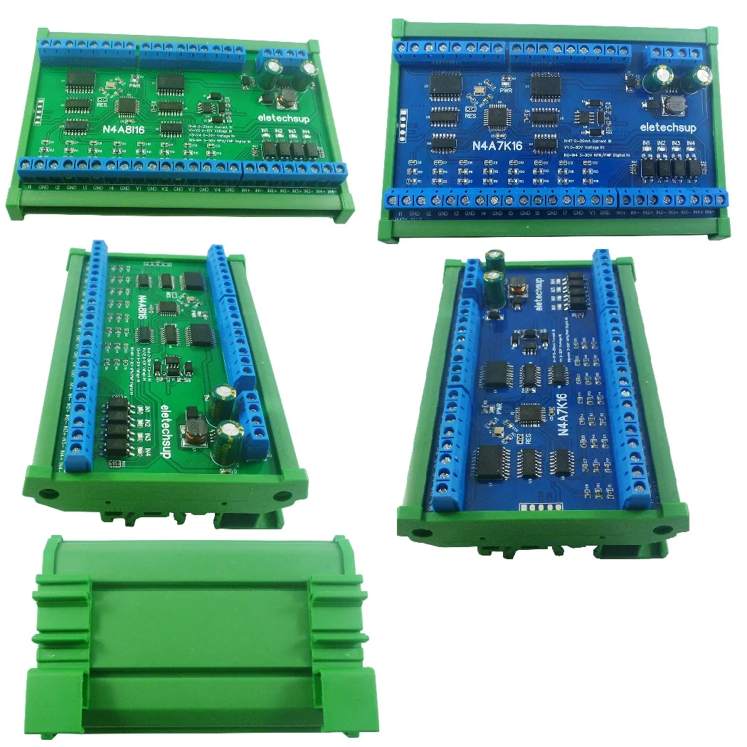 16 Channel DO 4 Channel 8 Channel AI  RS485 Modbus RTU  DI Analog Digital Converter for Voltage Current Collection Board