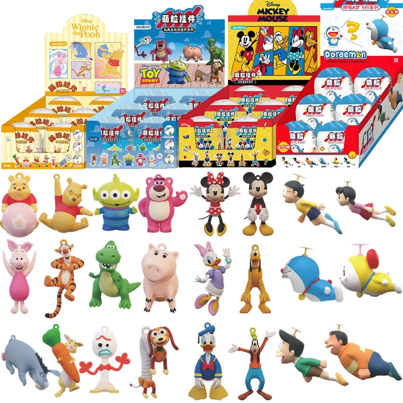 

Disney Минни Маус Винни История игрушек Дораэмон Аниме Фигурка Рисовое зерно Кукла Модель Рюкзак Подвеска Сюрприз Игрушки Слепая коробка Подарки
