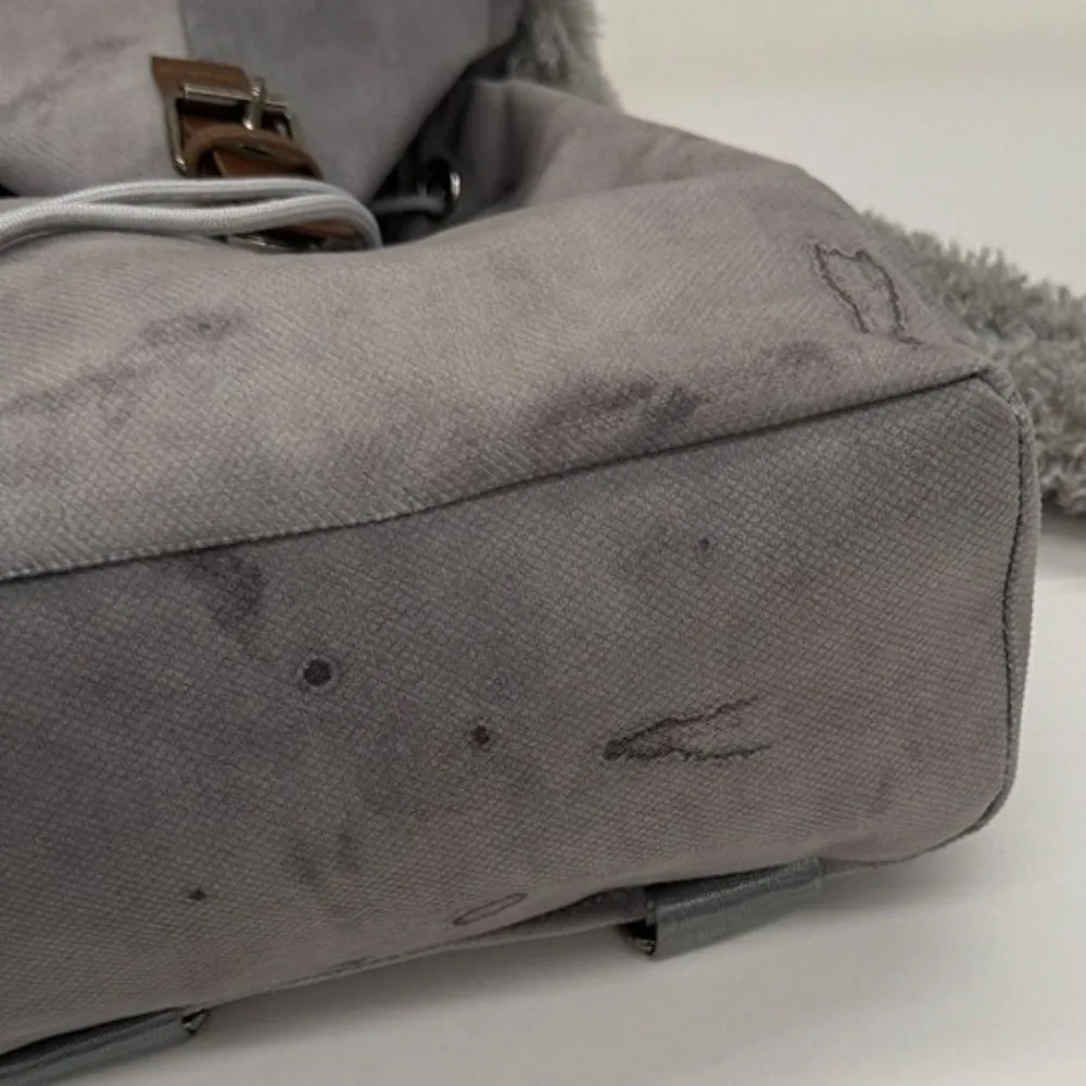 

Funny Unique Hooded Ears Backpack High Capacity Retro Cute Drawstring Daypack Bunny Ear Trendy Fashionable School Bag Daily