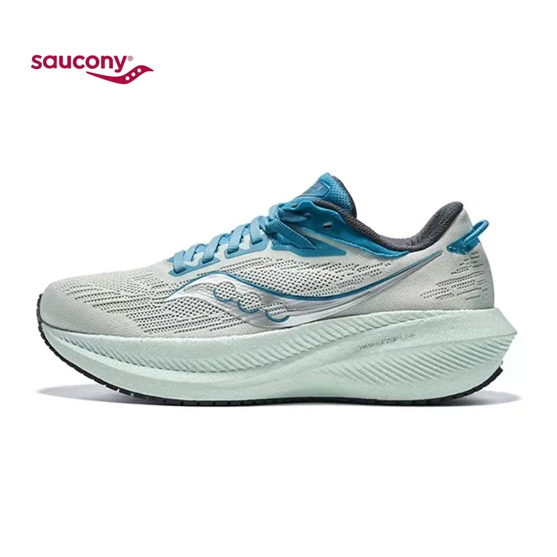 Original Saucony victory 21 Sport Running Shoes Breathable Anti Slip Cushioning Road Shoes Men Sport Shoes Outdoor Sneaker Women