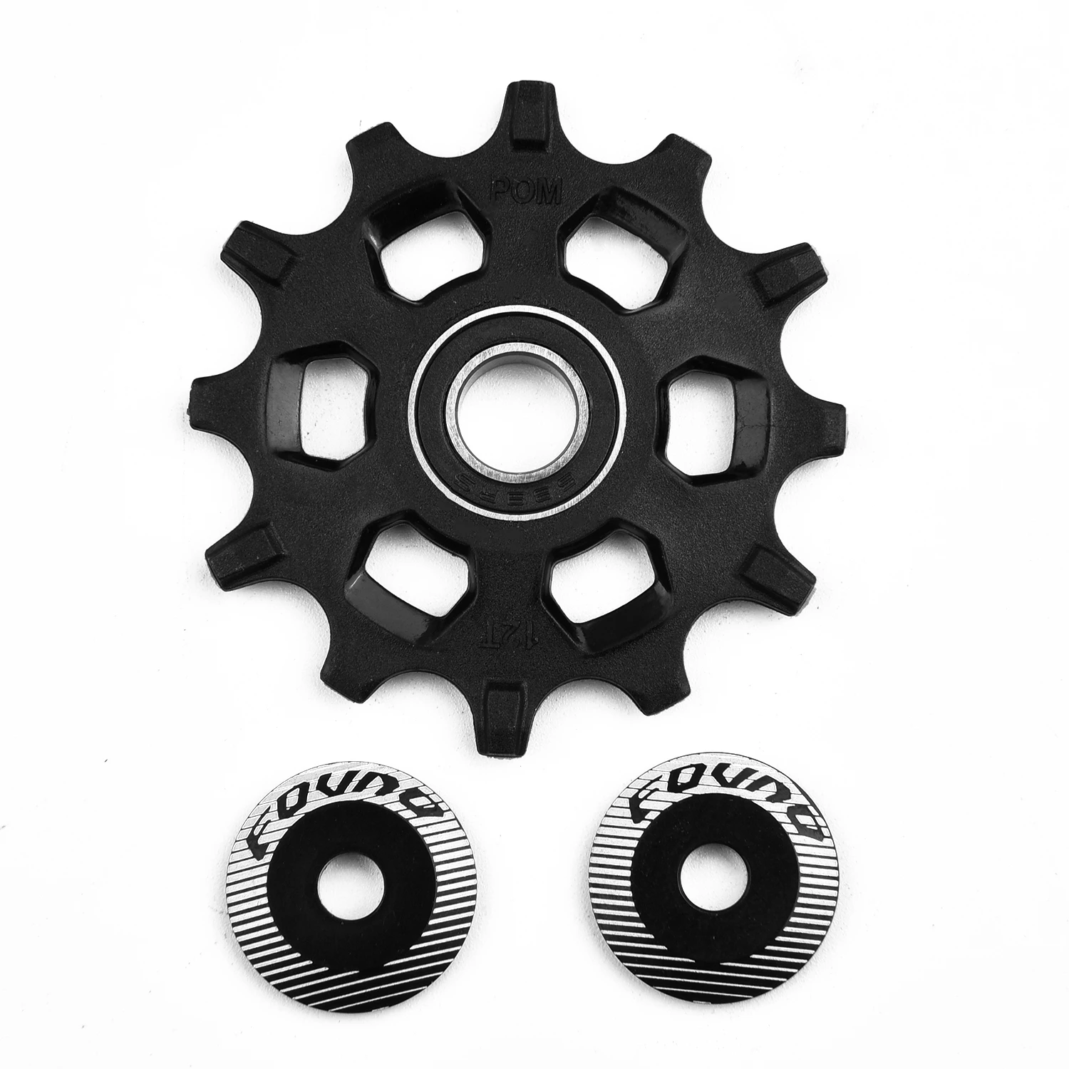 

MTB Rear Derailleur Pulley FOVNO 12/14/16T Rear Derailleur Pulley Set Wide And Narrow Tooth Guide Wheel Aluminum Alloy CNC