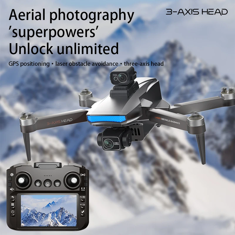 New Q7 GPS 5G Drone Factory 8K Professional HD Dual Lens 3-Axis Gimbal 360° Laser Obstacle Avoidance Brushless RC Quadcopter