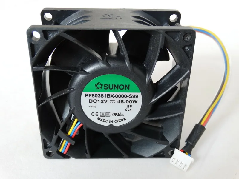 

80 мм высокоскоростной Вентилятор охлаждения PWM оригинальный для SUNON PF80381BX-0000-S99 DC12V 4A 48 Вт 80*80*38 мм 8 см 4 линии Вентилятор охлаждения