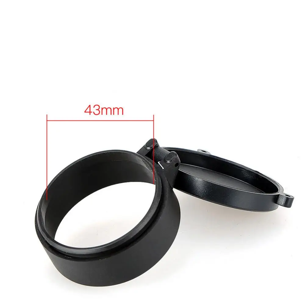 Scope Telescopic Flip Up Spring Lens Protective Cover Cap for Hunting Binoculars Scopes Sight Hunting Accessories