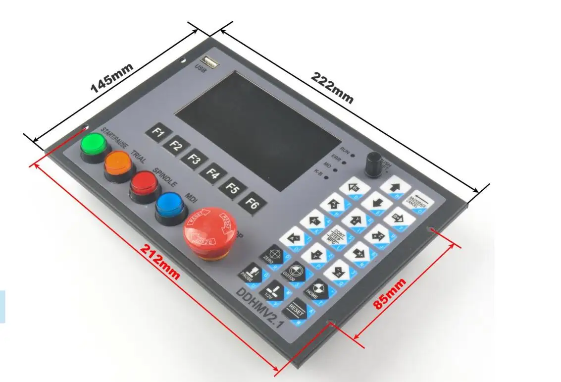 

Drilling milling and tapping 5-axis engraving machine controller CNC servo control system Daiweihong MACH3