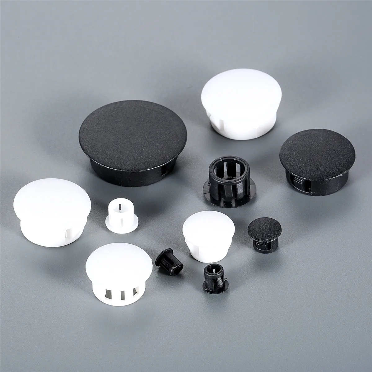 50/100pcs Hole Plugs 5/6/8/10/12/13/14/16/19/20/22/25/28/30/32mm Nylon Snap-on Dust Cover Tube Round Cap Decor Protect Furniture