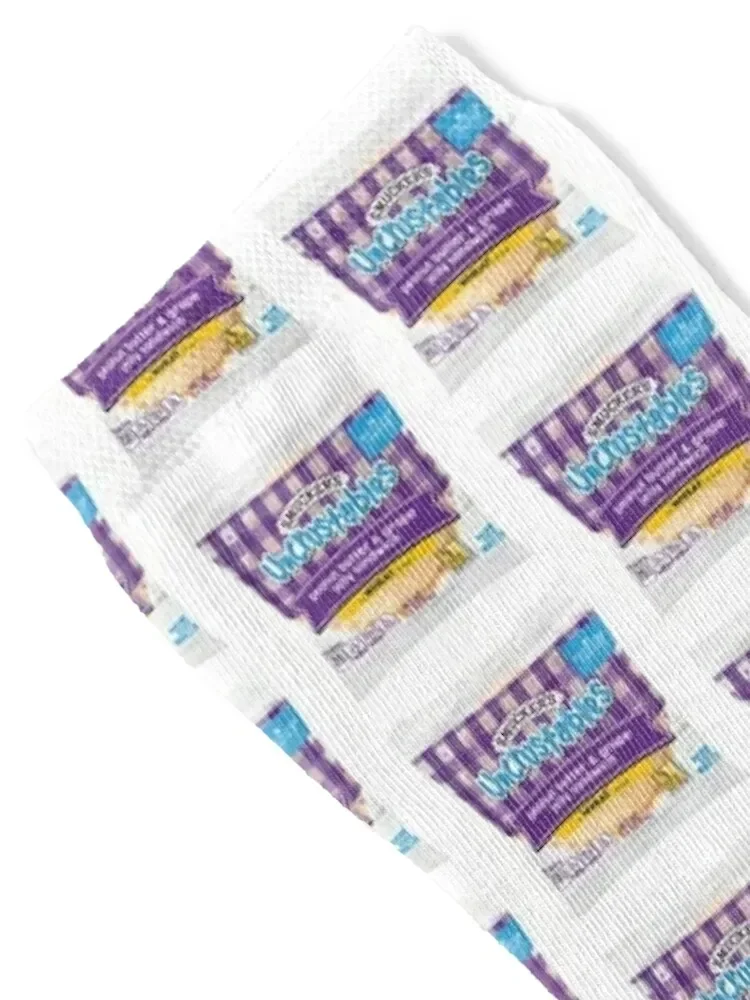 Uncrustables Socken ästhetisch mit Aufdruck Run Stockings Mann Socken Herren Damen