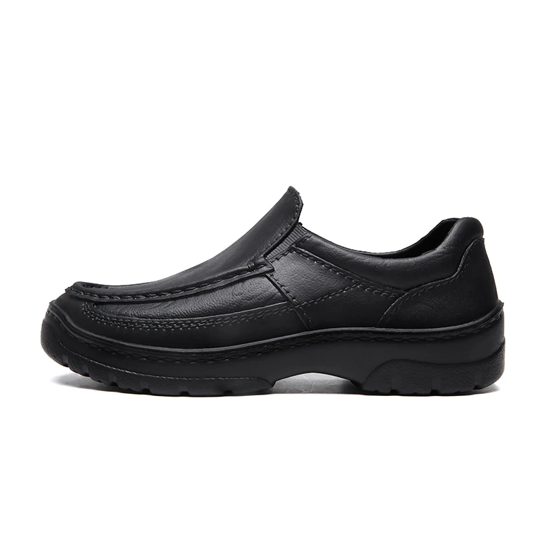 2024 Men casual shoes garden clogs waterproof non-slip chef shoes EVA slip-on black leather shoes outdoor fishing shoes 39-46