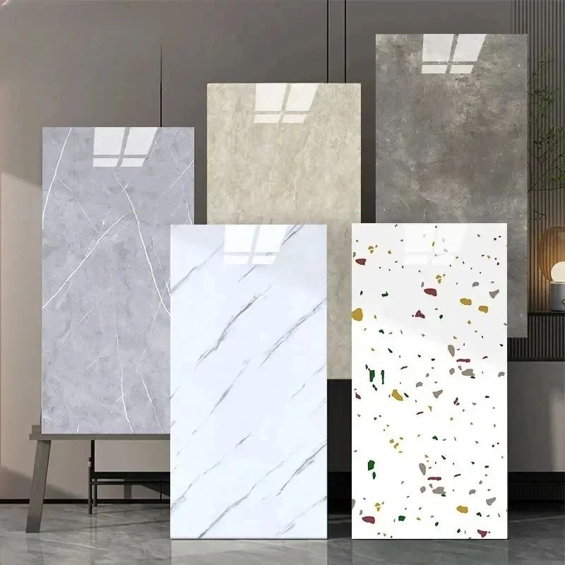 10pcs Imitation Ceramic Tile Wall Sticker Wallpaper Self-adhesive 3D Wall DecorBathroom Waterproof Marble Kitchen Wall Stickers