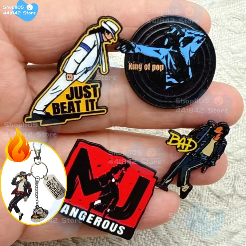 Michael Jackson Enamel Pin Set, 