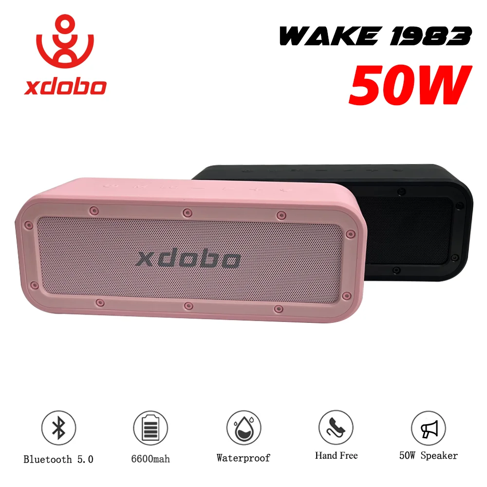 Wake1983 Plus MAX Series XDOBO Bluetooth Speaker Portable Deep Bass Soundbar EQ Subwoofer BT TF Music For Camping Outdoor Party