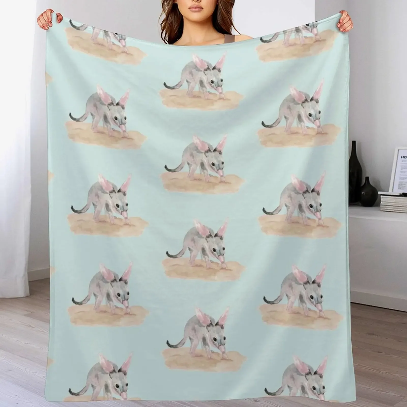 Bilby Throw Blanket Year Round Soft Comfortable Blanket for Home