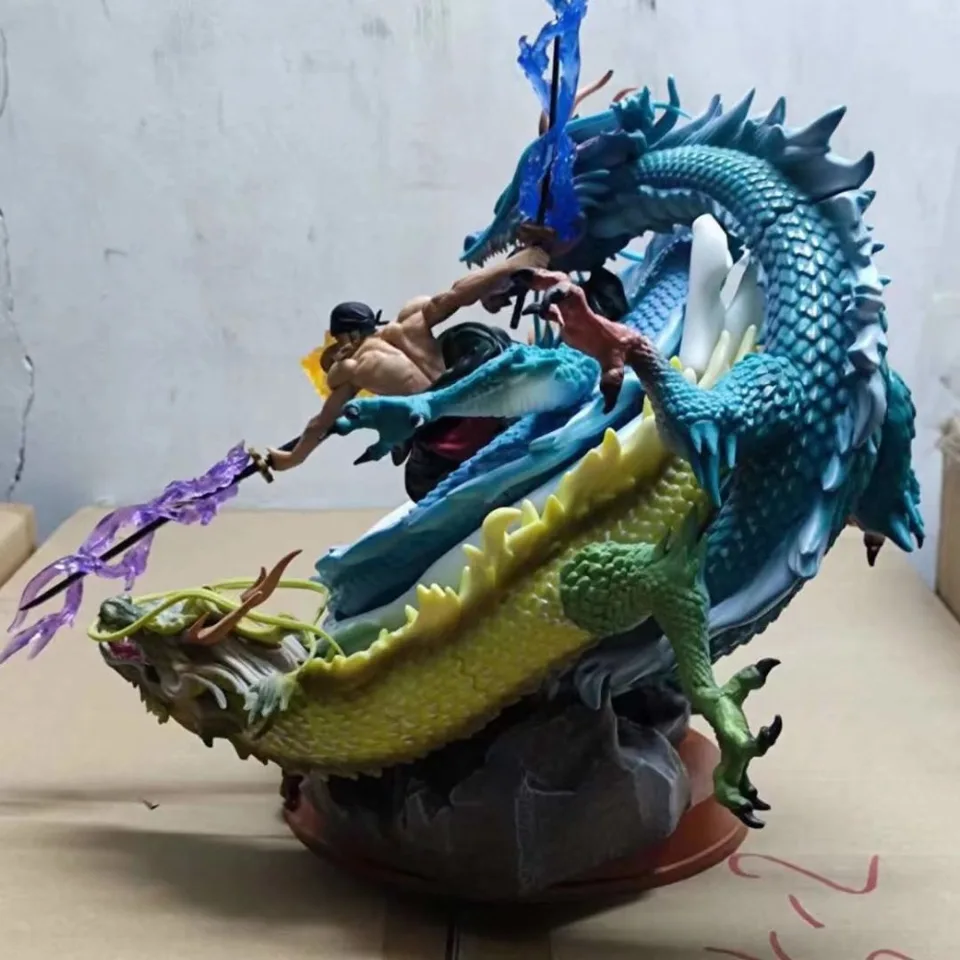 ワンピース ロロノア・ゾロ 三刀流 PVC フィギュア 35cm 静態