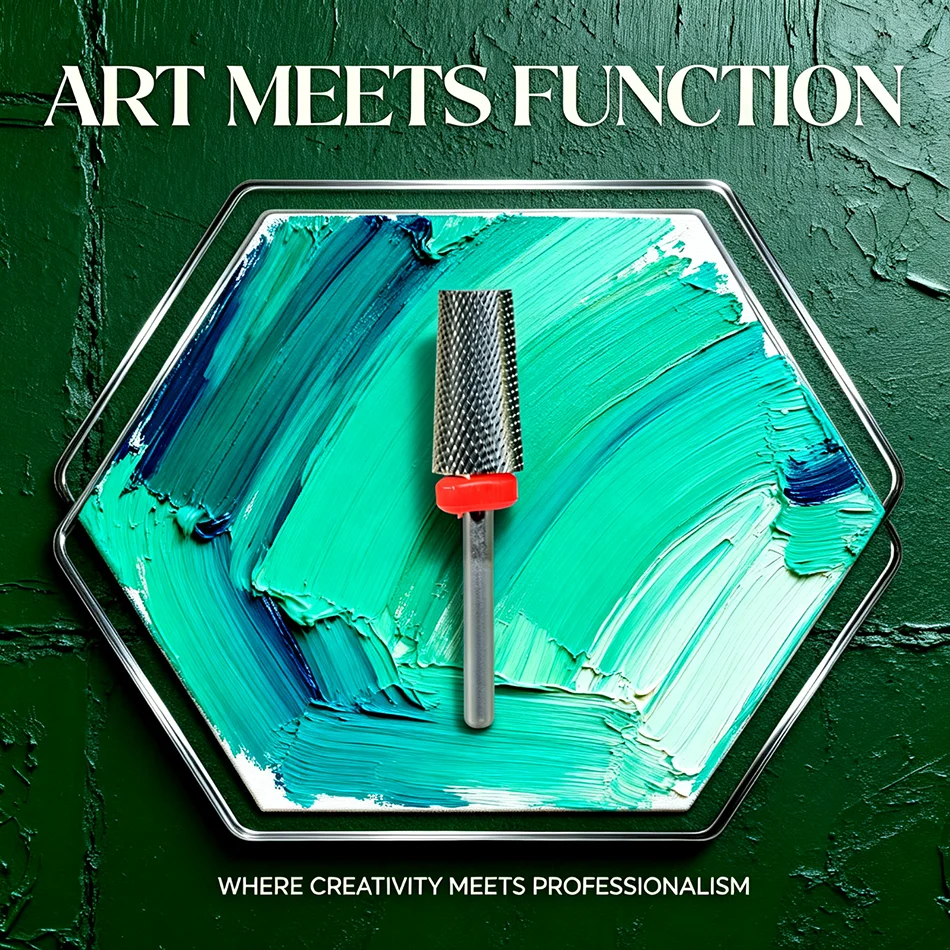 Obrázek 7: Rolinstar 6.6 ostrý velký originální barva trapezium zůžený barel  ocel karbid frézování řezačka hřebík vrtačka kousek