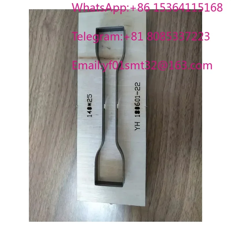 ASTM D412 Standard Dumbbell Die Type A B C D E F Alloy Steel Cutting Die For Rubber Silicone Elastomer Tensile Test Specimen