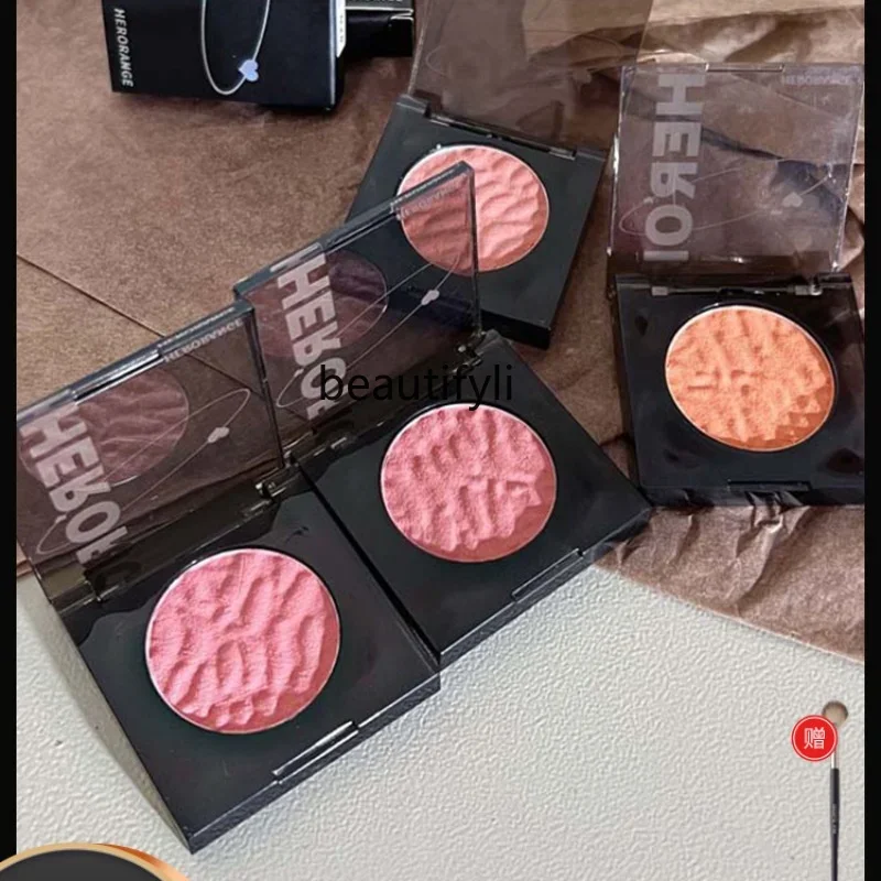 

zq Monochrome Cheek Color Blush Cream Natural Nude Makeup to Improve Complexion Rosy Blush Rouge Natural Lasting