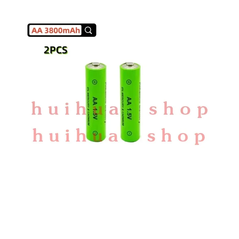 2-40PCS AA Rechargeable AA 1.5V 3800mAh Alkaline Battery for Flashlight Toys Watch Replace Ni-Mh Battery z