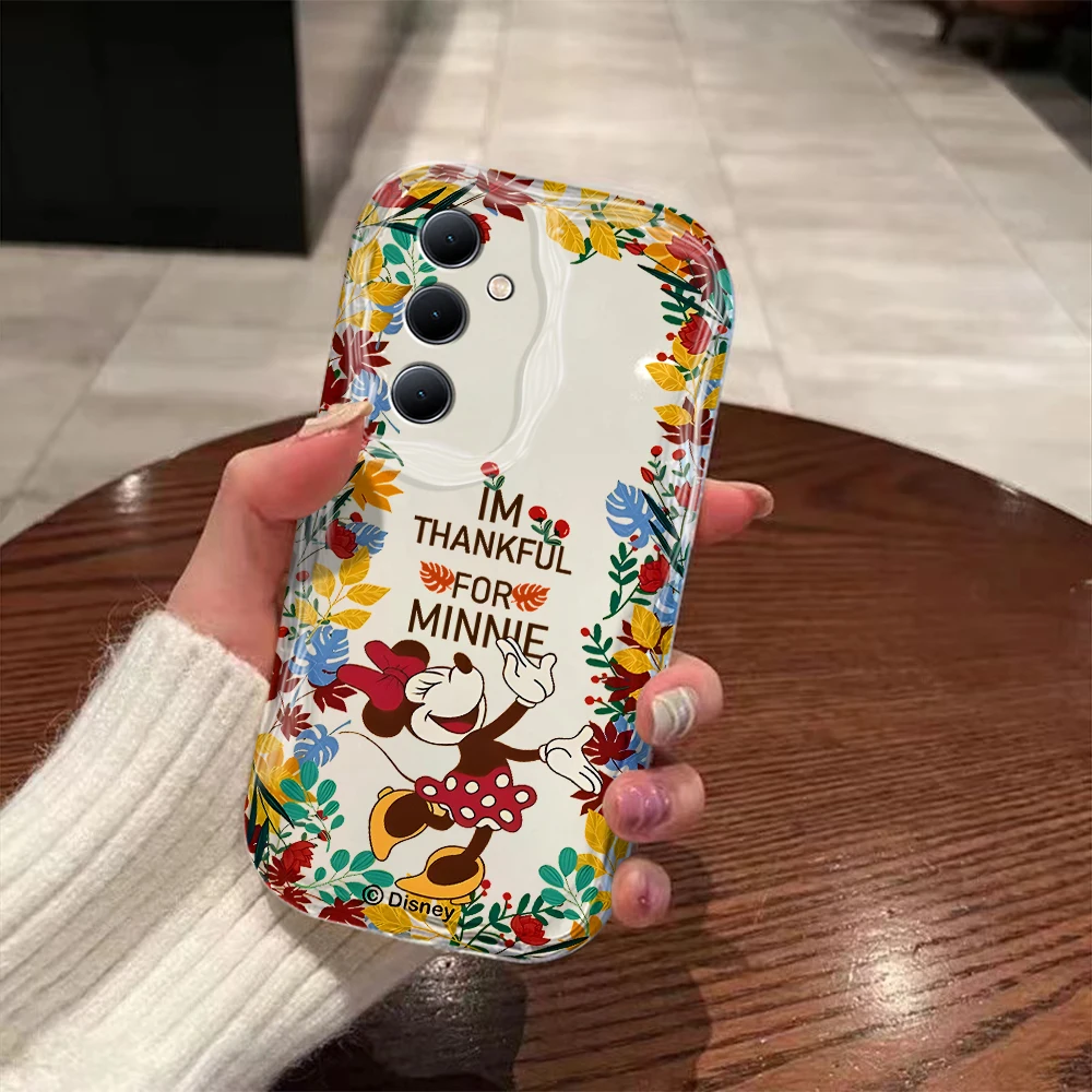 Disney Mickey Minnie 3D Wave Case For OPPO Realme 12 11 10 9 8 7 7i 6 5 Pro Plus C67 C55 C31 C35 C11 C12 C15 C20 C21Y Cover image 2