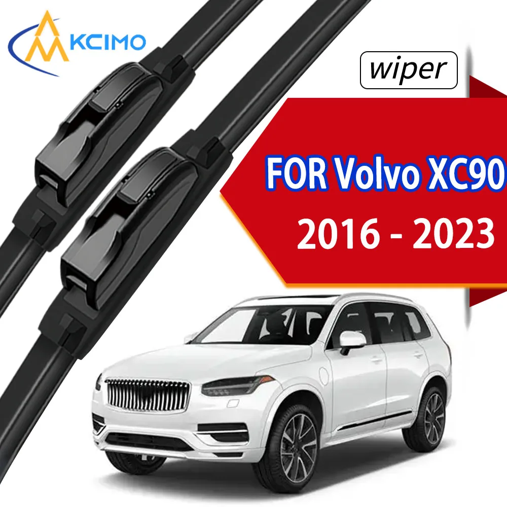 

2pcs For Volvo XC90 2016 - 2023 Front Windshield Wiper Blades Windscreen Window Accessories