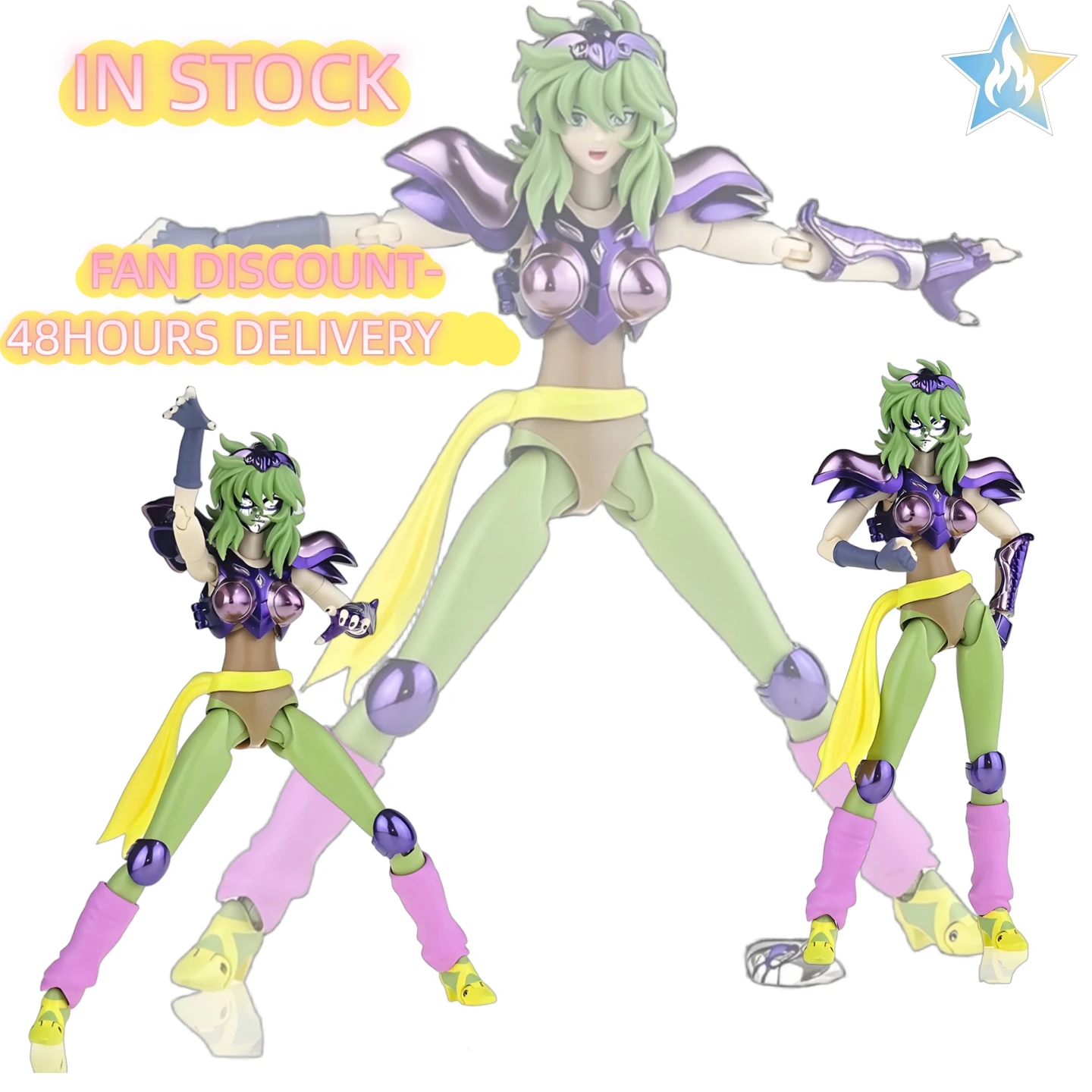 

В наличии, GT Ophiuchus/Shaina/Silver Saint, модель из сплава Saint Cloth Myth EX с подвижными суставами