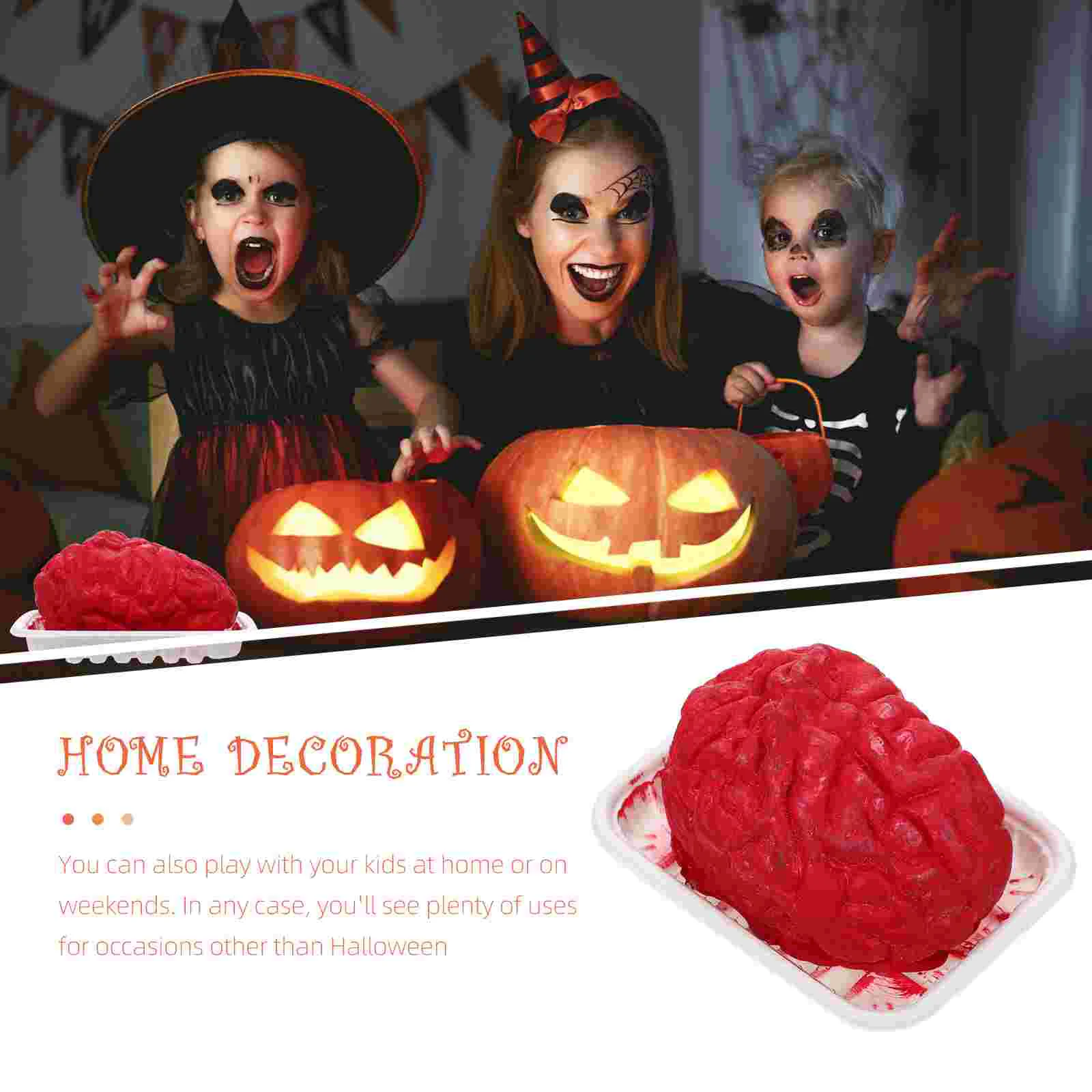 Accessoires d'orgue pour décorations d'Halloween, modèle de garage, résistant à l'usure, jouet d'horreur, corps d'école, plastique, faux cœur