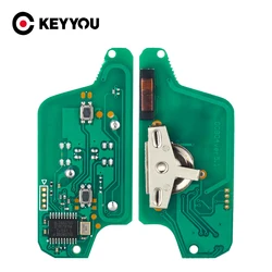 KEYYOU Remote Key Electronic Circuit Board For Peugeot 807 407 308 307 207 CC SW Partner CE0536 ASK For Citroen C2 C3 C4 PICASSO