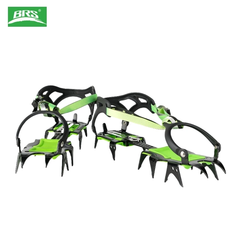 

Concave and convex outdoor hiking nail shoes 14 tooth ice claw snow anti slip long tooth shoe cover snow claw climbing equipment