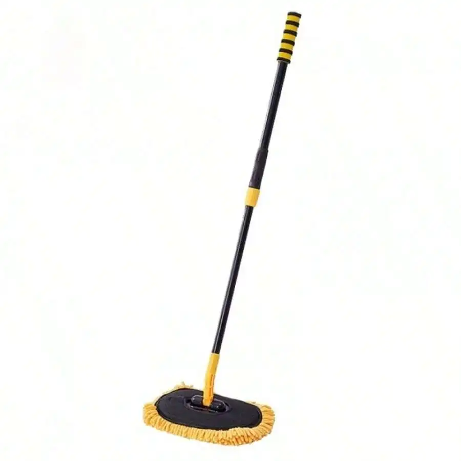 1PC Car Wash Mop With Extendable Curved Rod, Car-Specific Mop, Scratch-Resistant Car Wash Brush, Cleaning Tool, Car Cleaning