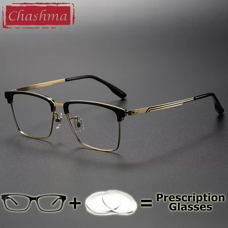 

10 г ацетатная титановая оправа для очков по рецепту, мужские очки по рецепту для близорукости, модная оправа для оптических очков высокого качества