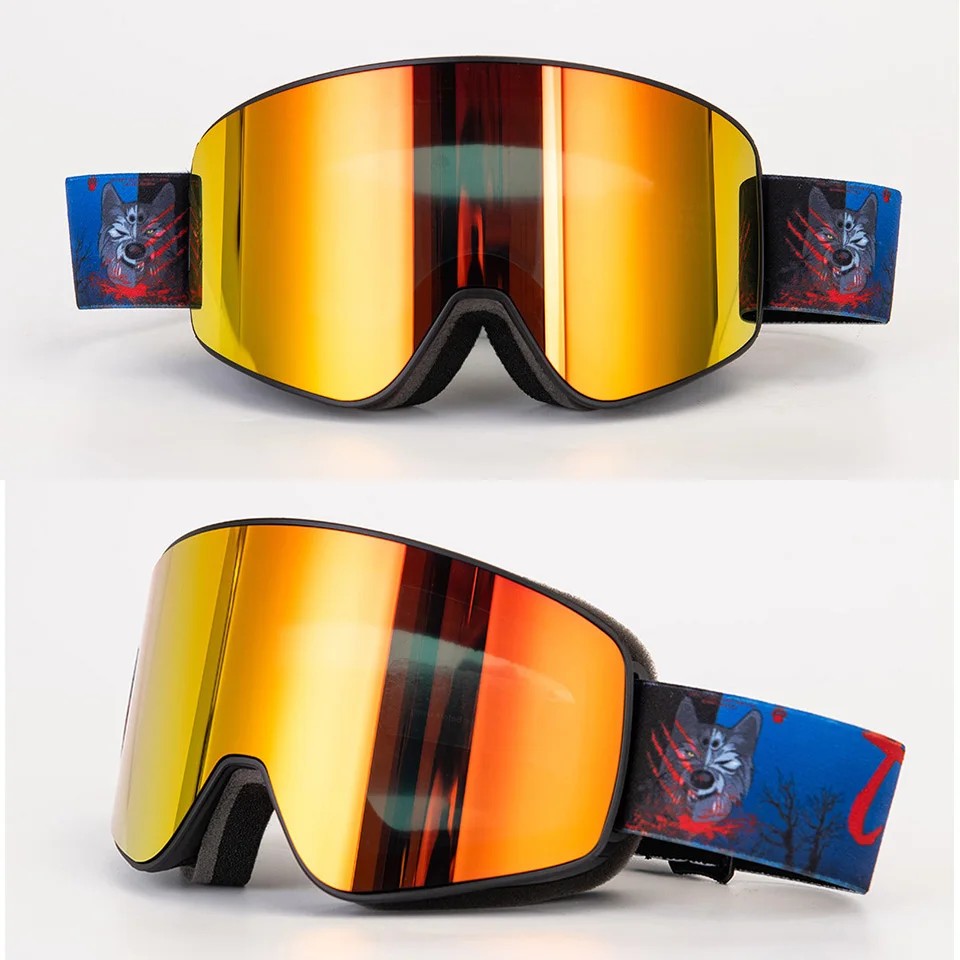 Professional Ski Goggles Men Women Double Layers UV400 Anti-fog HD Ski Mask Snow Skiing Glasses Snowboard Goggles Ski Eyewear