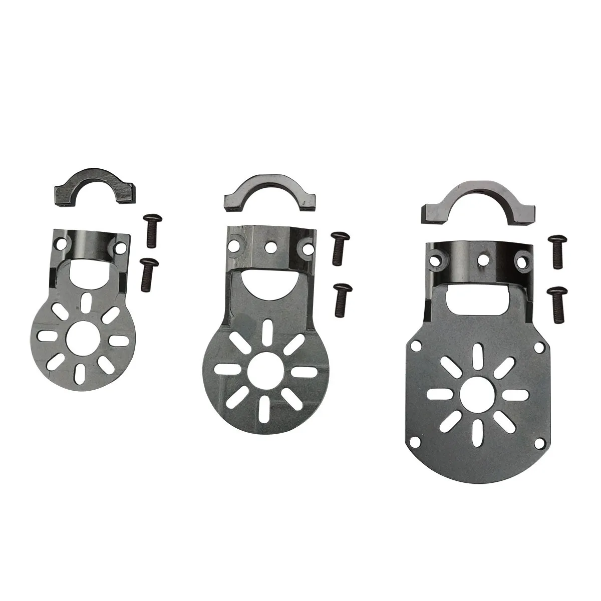 CNC aluminum alloy motor seat, suitable for 18mm red/black, carbon tube, arm, multi-axis motor seat, motor arm