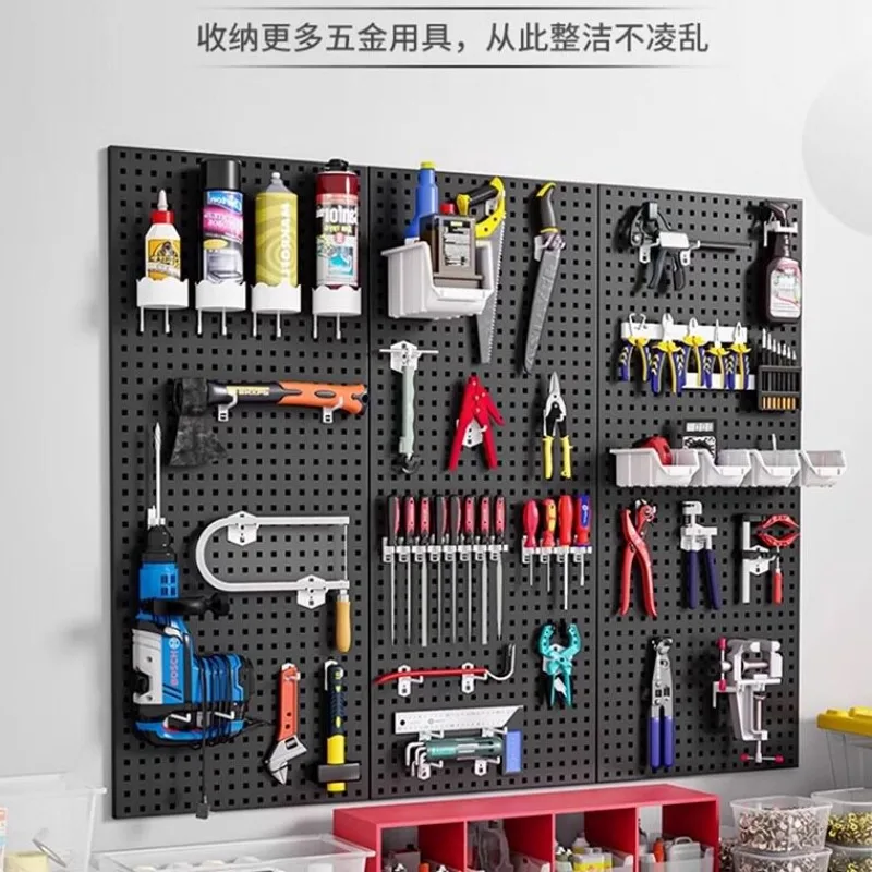 Tool wall panel hanger rack square hole hole plate hardware hook storage display rack custom hanger car beauty