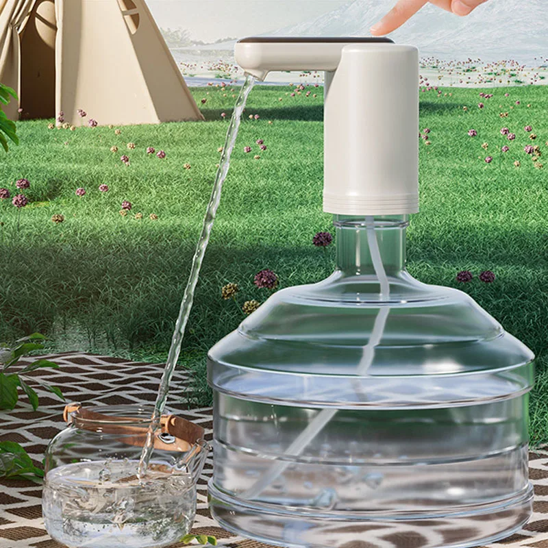 ポータブル電気ウォーターディスペンサー,USB充電,家庭,オフィス,キャンプ,アウトドア,5ガロン