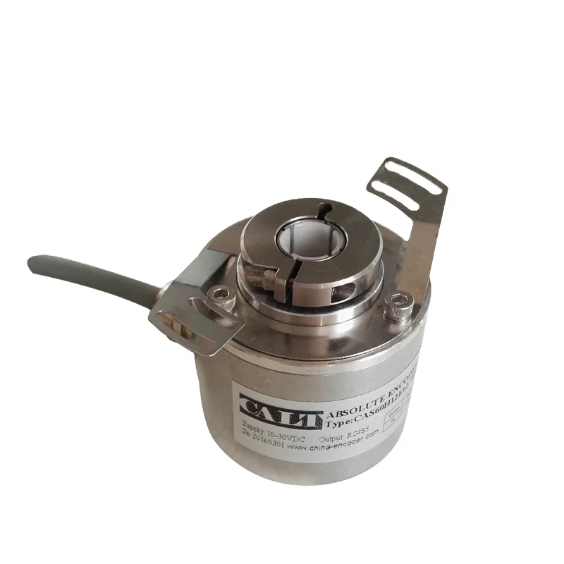 

High precision CALT 60mm size 12 bits 10mm blind hollow shaft with Modbus output single-turn absolute encoder